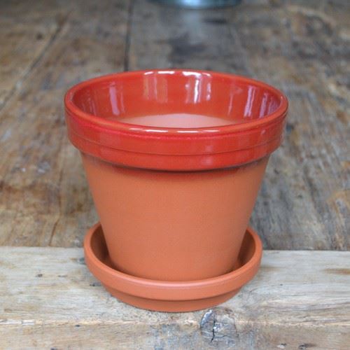 Glazed Coloured Flower Pots | Terracotta.uk.com | Hand-made UK