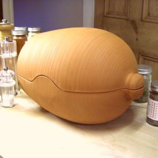 Large Chicken Brick Handmade UK Terracotta