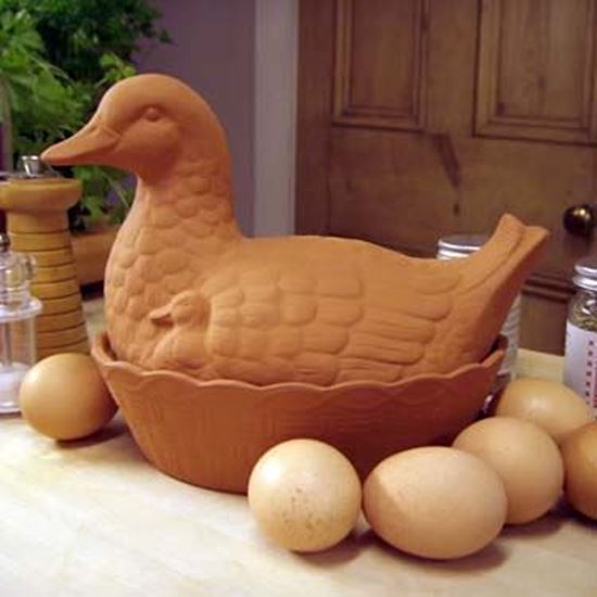 Picture of Terracotta Duck Egg Storage Basket
