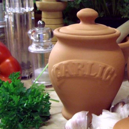 Terracotta Garlic Pot (Small) Handmade UK