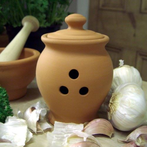 Terracotta Garlic Pot (Small) Handmade UK