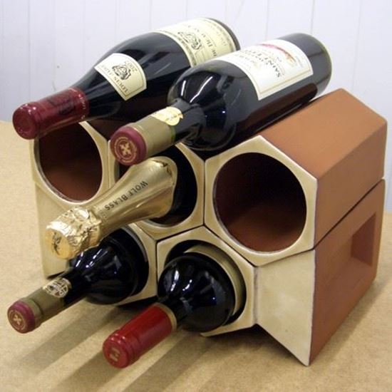 Glazed Terracotta Wine Racks Handmade UK