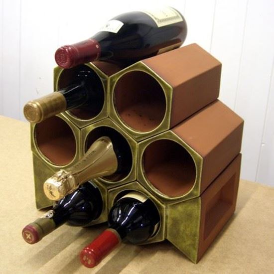 Glazed Terracotta Wine Racks Handmade UK Terracotta Production