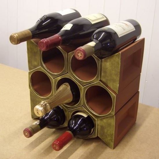 Glazed Terracotta Wine Racks Handmade UK