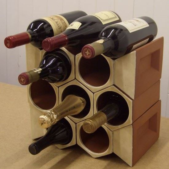 Glazed Terracotta Wine Racks Handmade UK