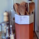 Picture of Glazed Hexagonal Utensil Holder