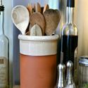 Picture of Glazed Round Utensil Holder