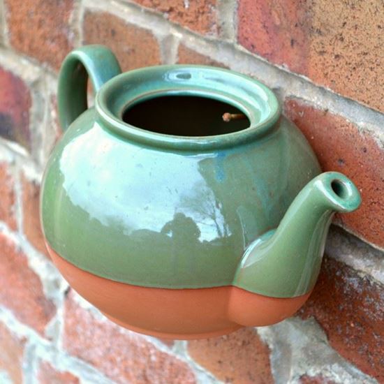 Picture of Teapot Wall Pot Green