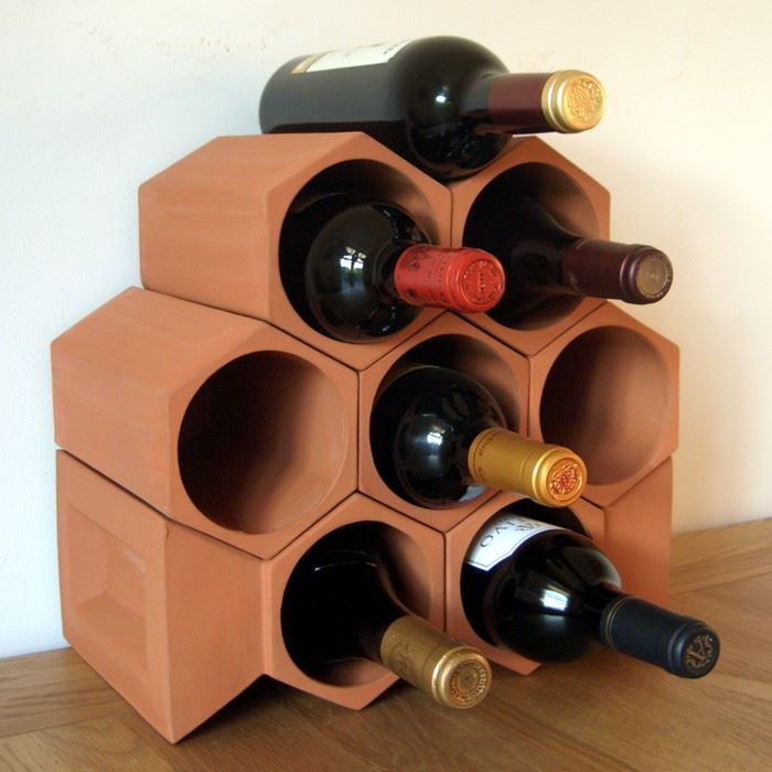 Terracotta Wine Racks Handmade UK Terracotta
