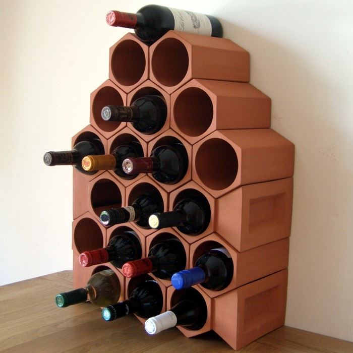 Terracotta Wine Racks Handmade UK Terracotta