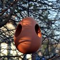 Picture of Terracotta Egg Hanging Bird Feeder