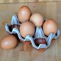 Picture of Egg Rack | 6 Eggs - Mushroom Glaze