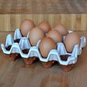 Picture of Ceramic Egg Holder - 12 Eggs - White