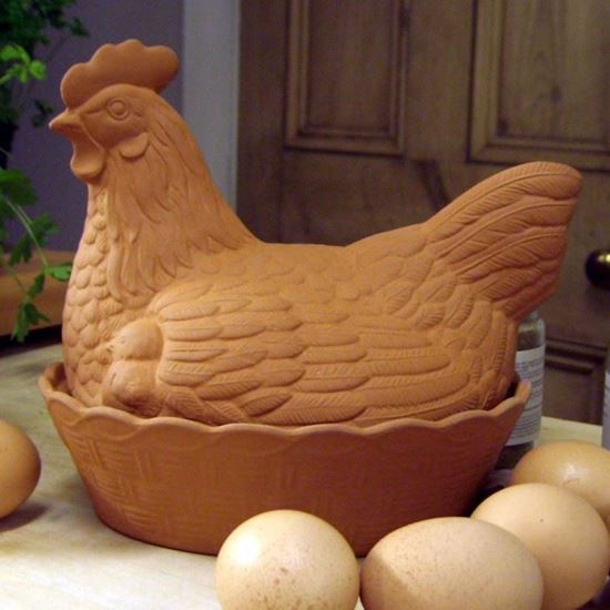Picture of Terracotta Chicken Egg Holder