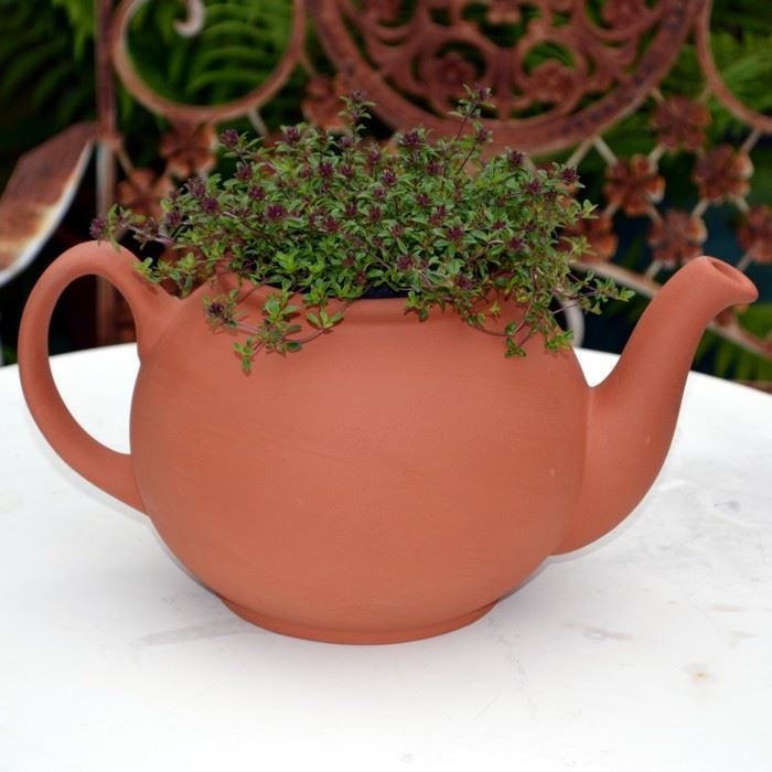 Teapot Planters Handmade UK Terracotta Production