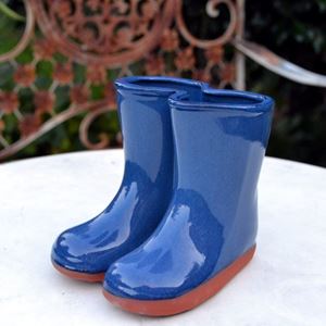 Picture of Glazed Welly - Planter or Vase - Green, Blue or Red