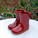 Picture of Glazed Welly - Planter or Vase - Green, Blue or Red