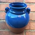 Picture of Classical Urn Wall planter with Blue Glaze