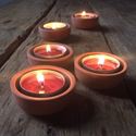 Picture of Terracotta Tealight Holders - Set of 3